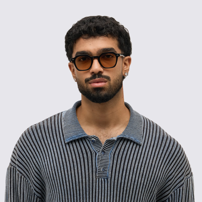 Mustard Noir Sunglasses Look