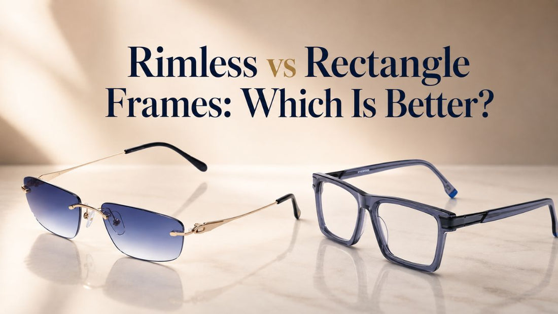 Rimless vs Rectangle Frames: Which Wins for Everyday Wear?