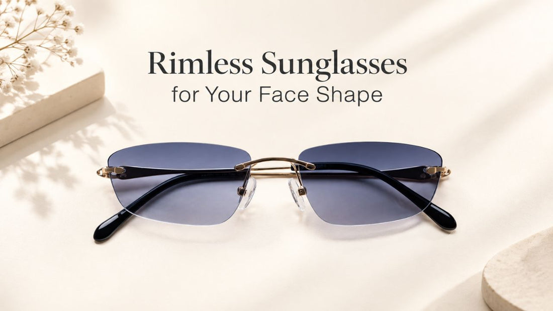 How to Choose the Right Rimless Sunglasses for Your Face Shape