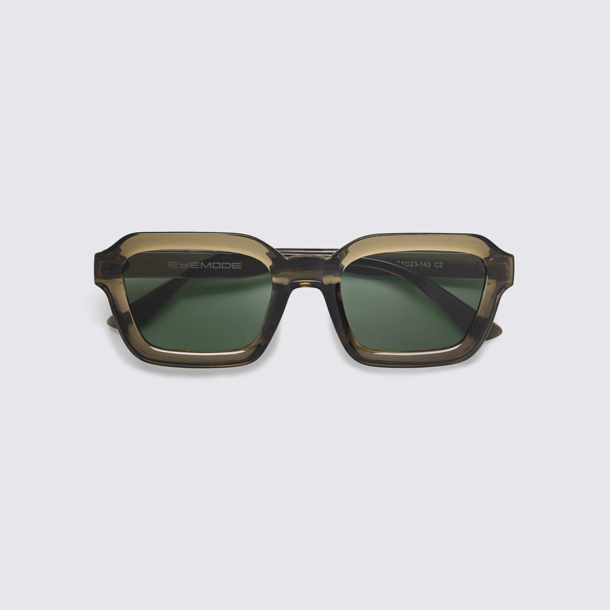 Ardin Military Green Sunglasses Front View