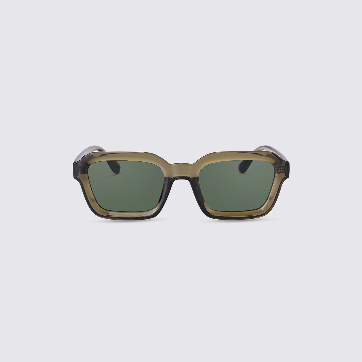 Ardin Military Green Sunglasses Close Up