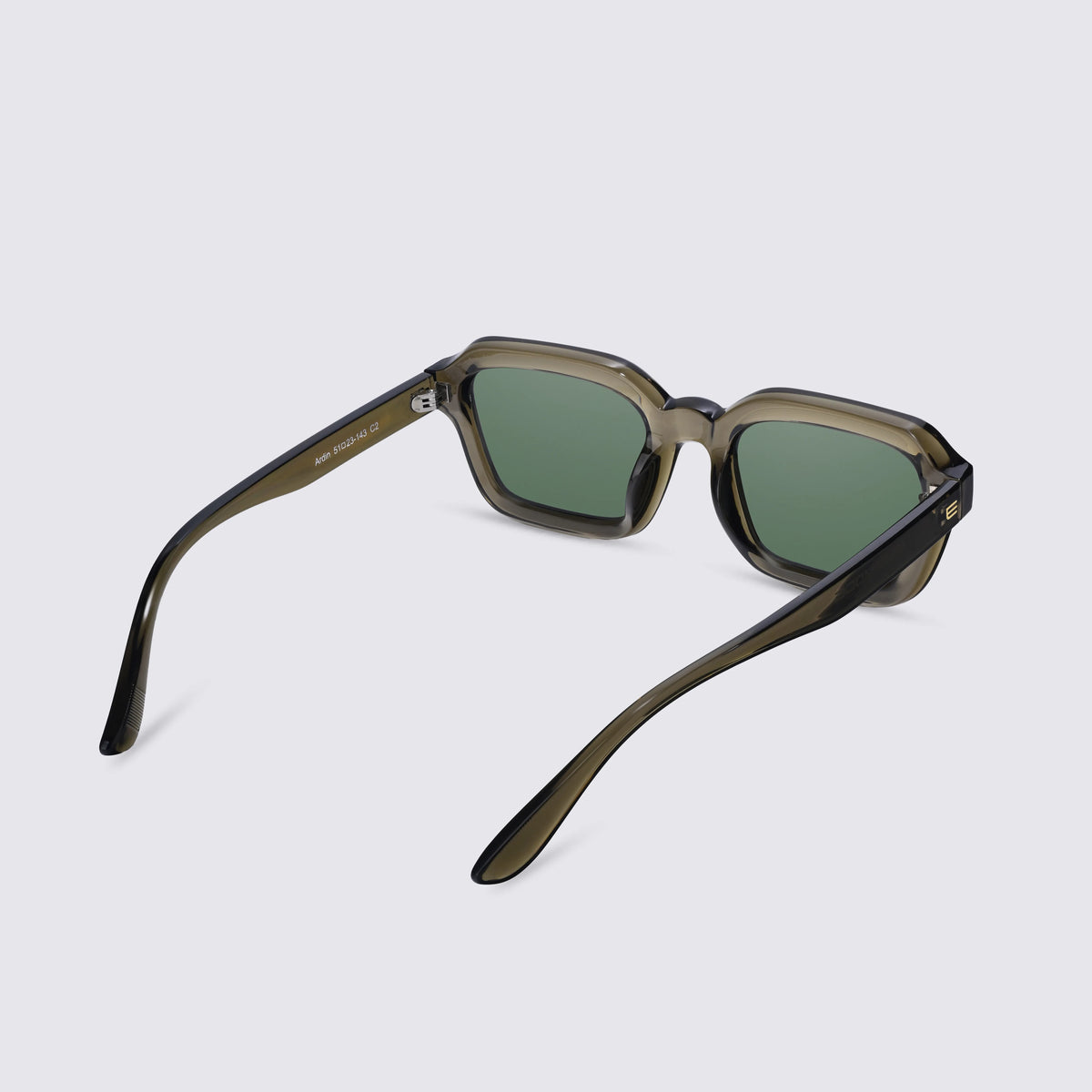 Ardin Military Green Sunglasses Side View