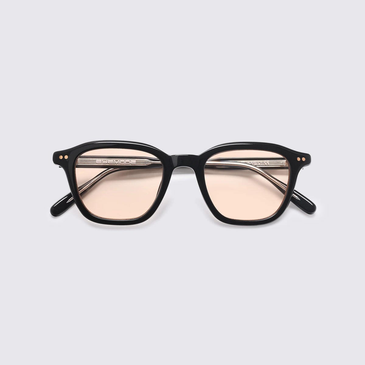 Asher Amber Nude Sunglasses Close Up