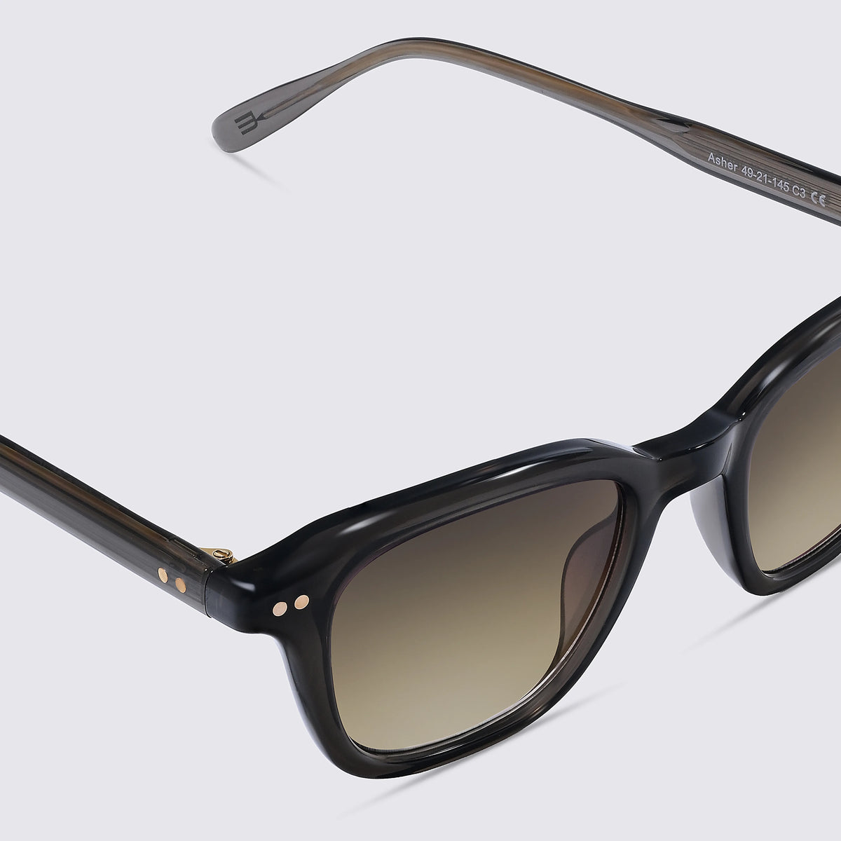 Asher Chestnut Sunglasses Angled View