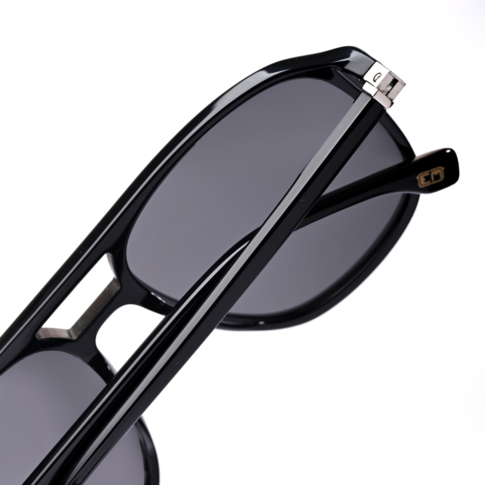 Black aviator sunglasses