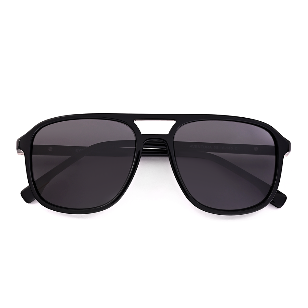 Matte black sunglasses
