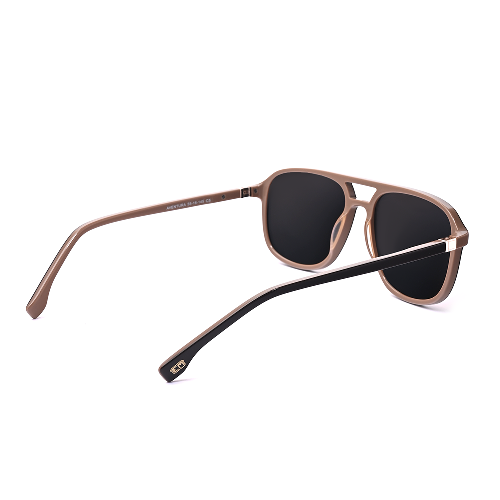 Mocha aviator sunglasses