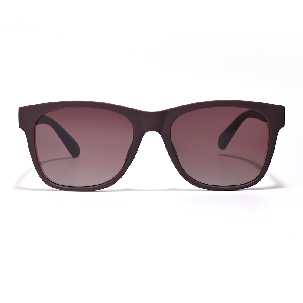 Aventus - Velour sunglasses with a deep maroon velour frame and gradient lenses, offering a stylish and modern look suitable for everyday wear.