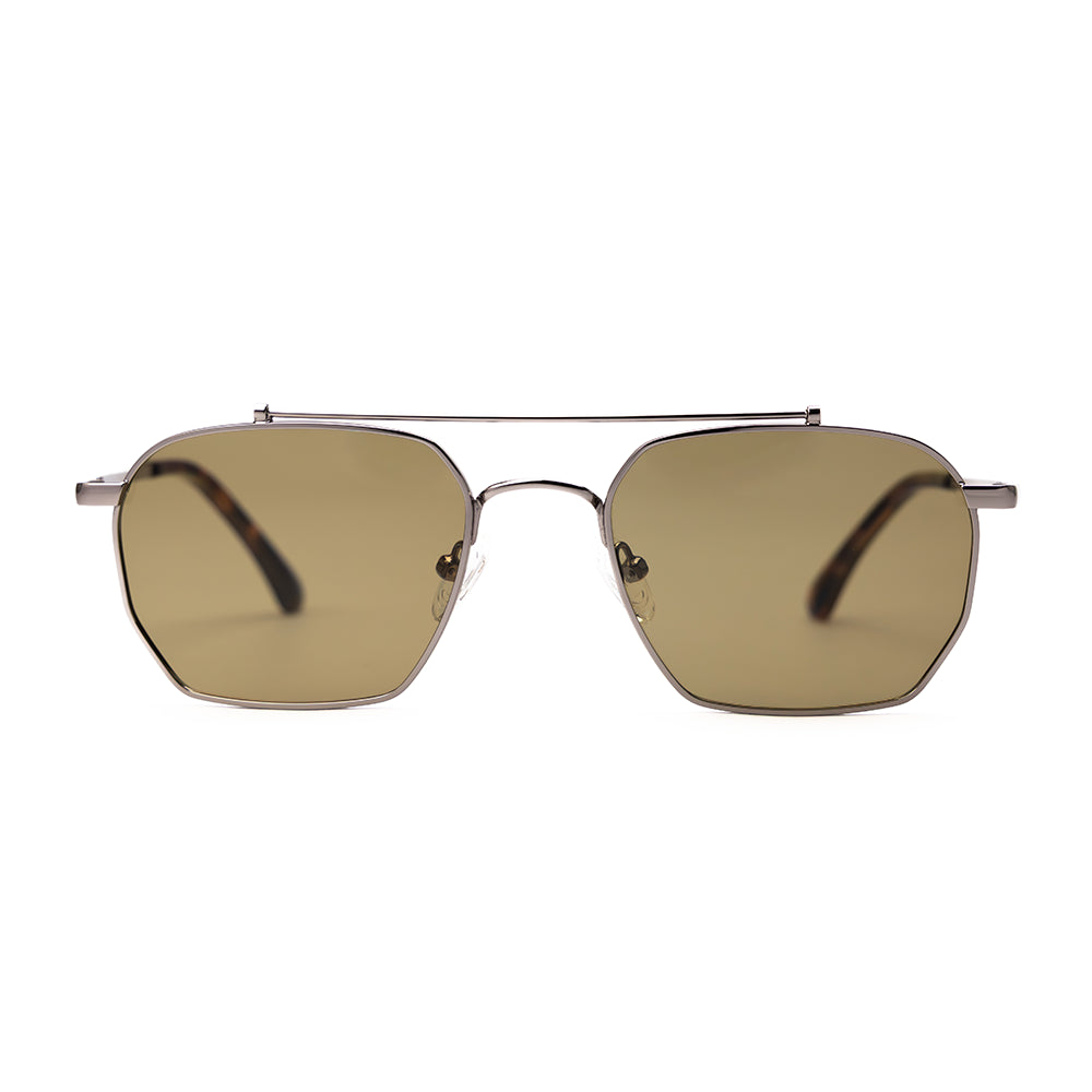 Midnight orange aviator sunglasses