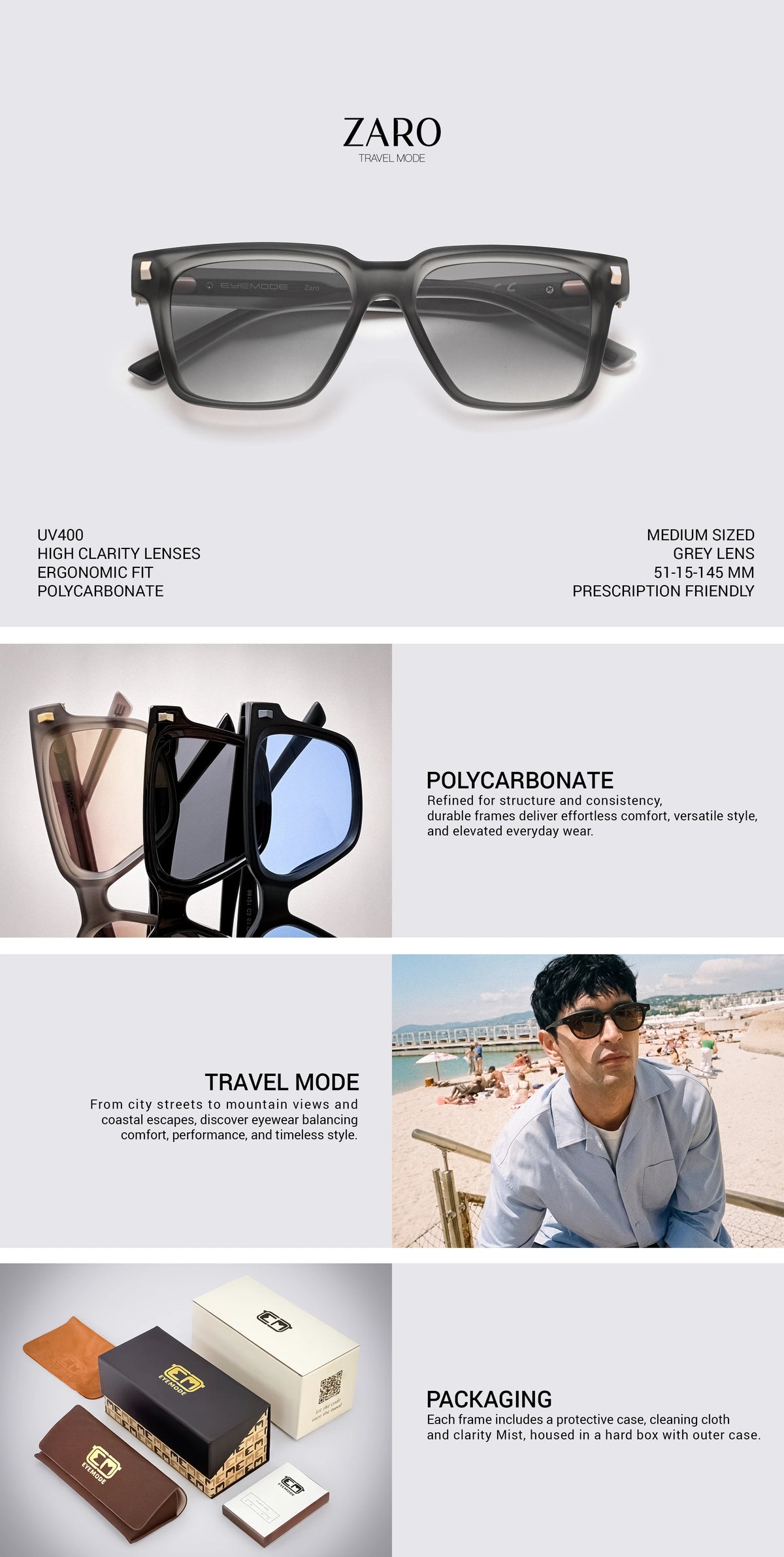 Blue sunglasses product image