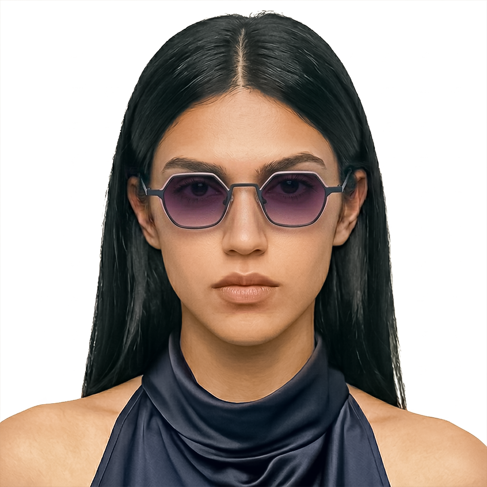 Blue aviator sunglasses