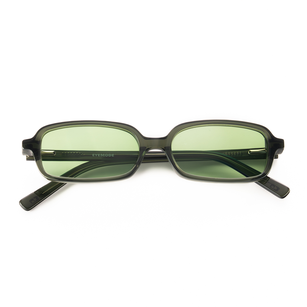 Cerin Cryptic Green Sunglasses Front View