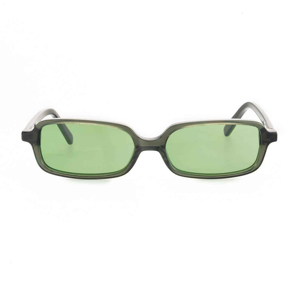 Cerin Cryptic Green Sunglasses Lens Detail View