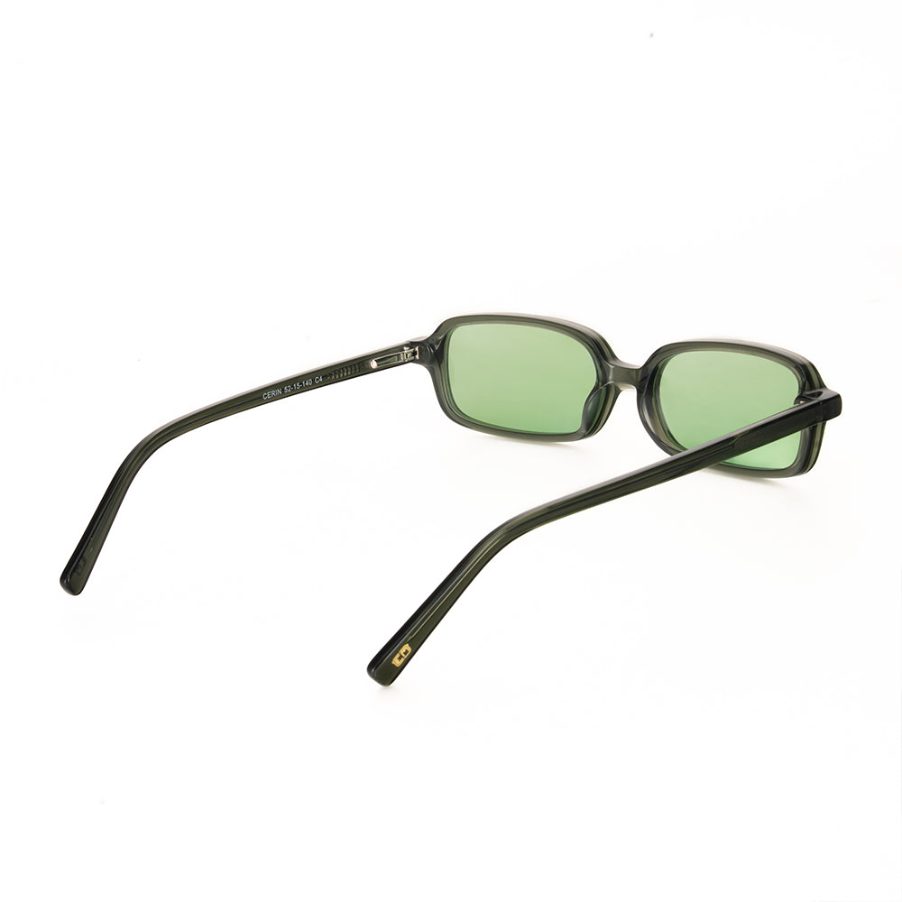 Cerin Cryptic Green Sunglasses Temple View