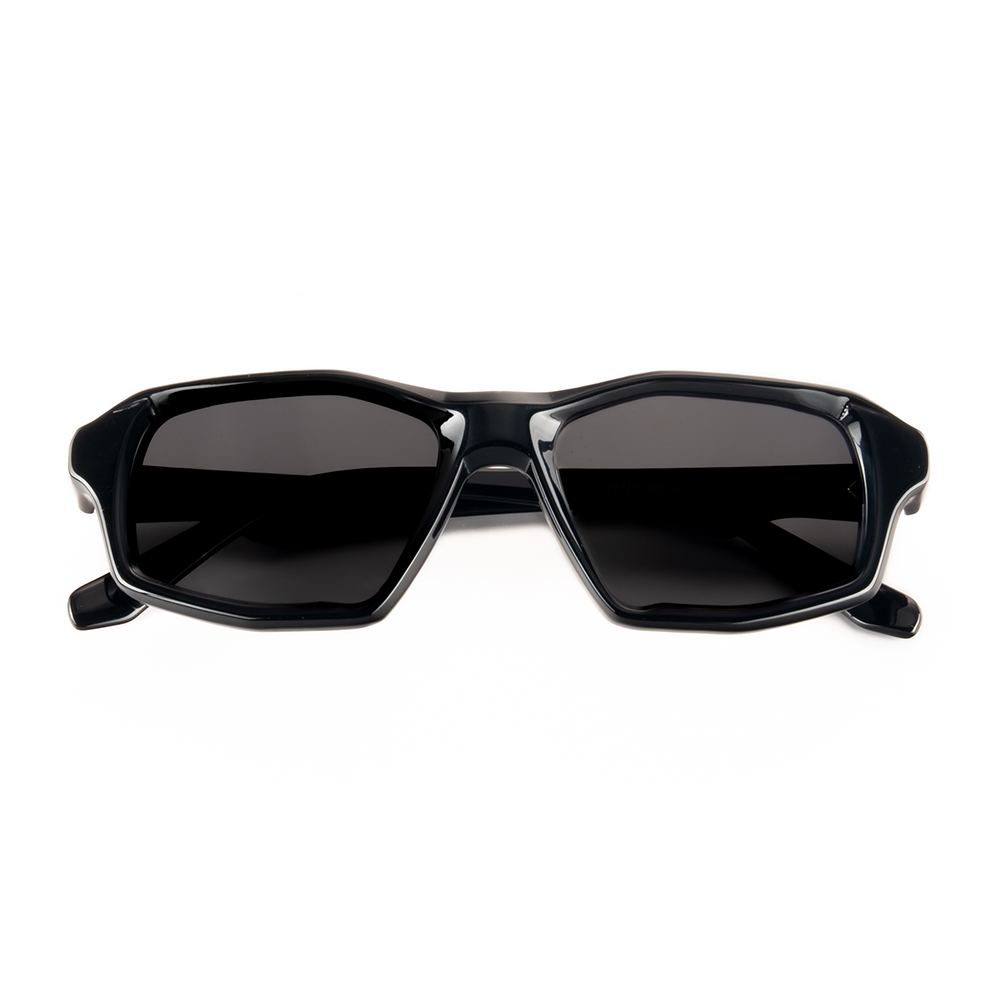 Slim black sunglasses