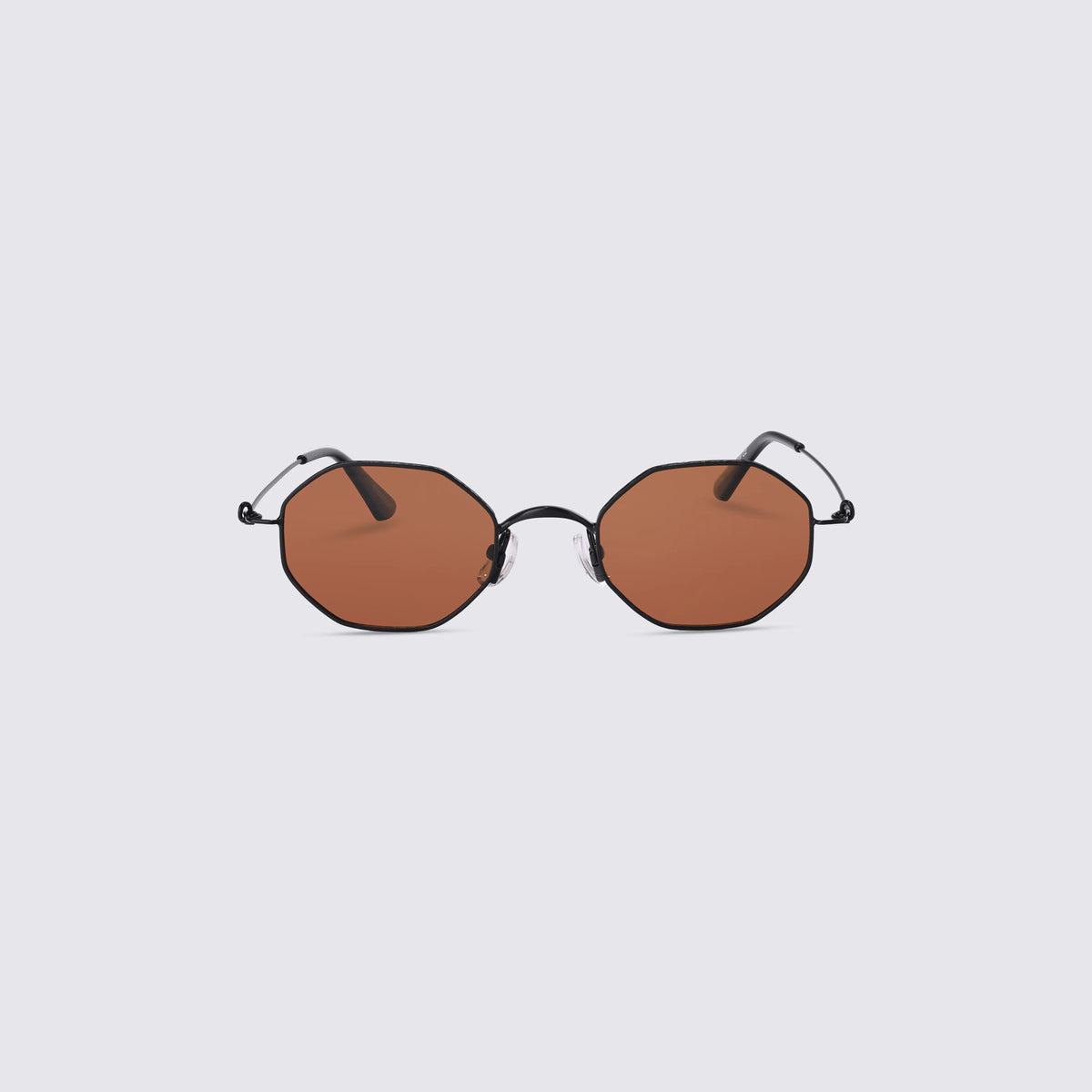 Brown sunglasses front view