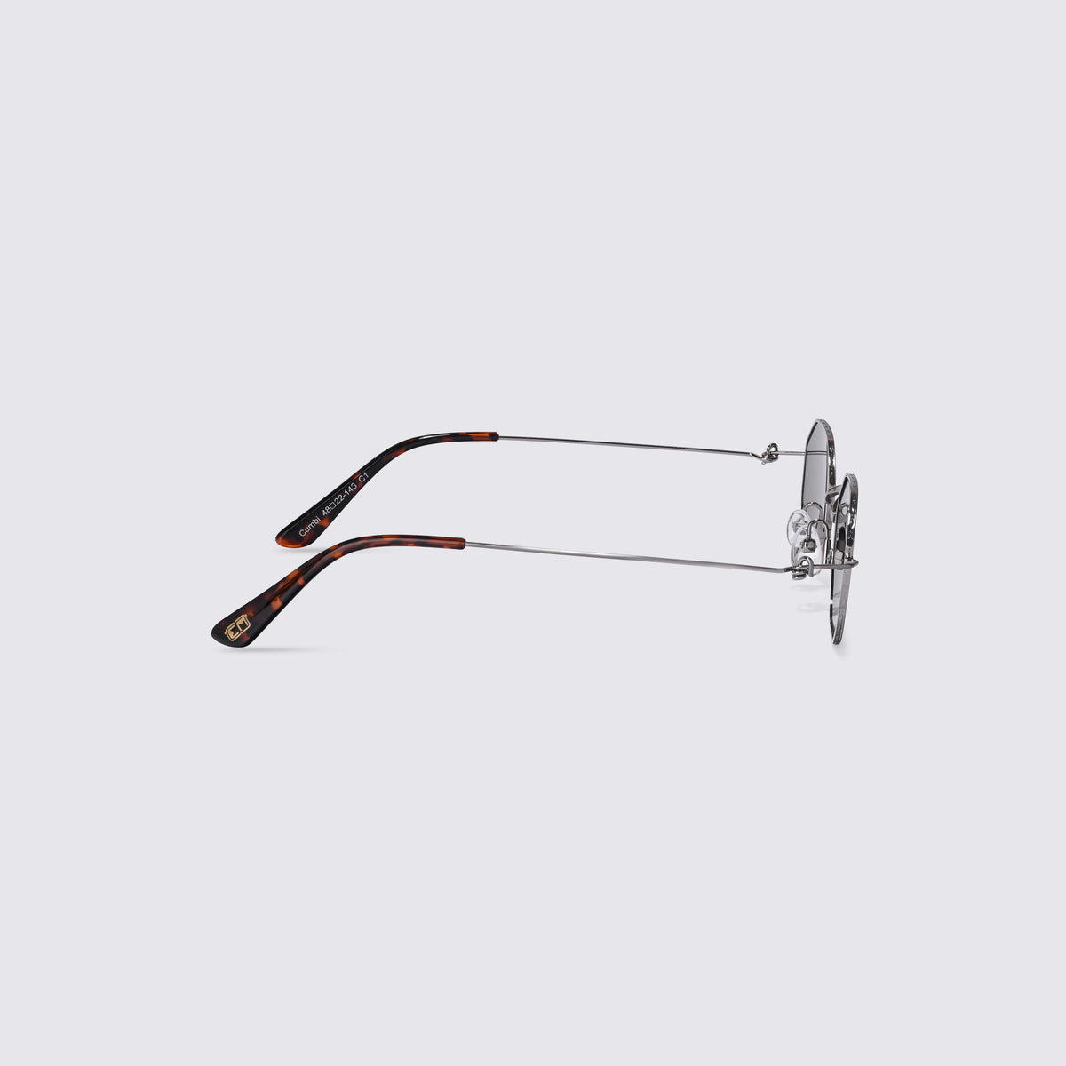 Black sunglasses frame side