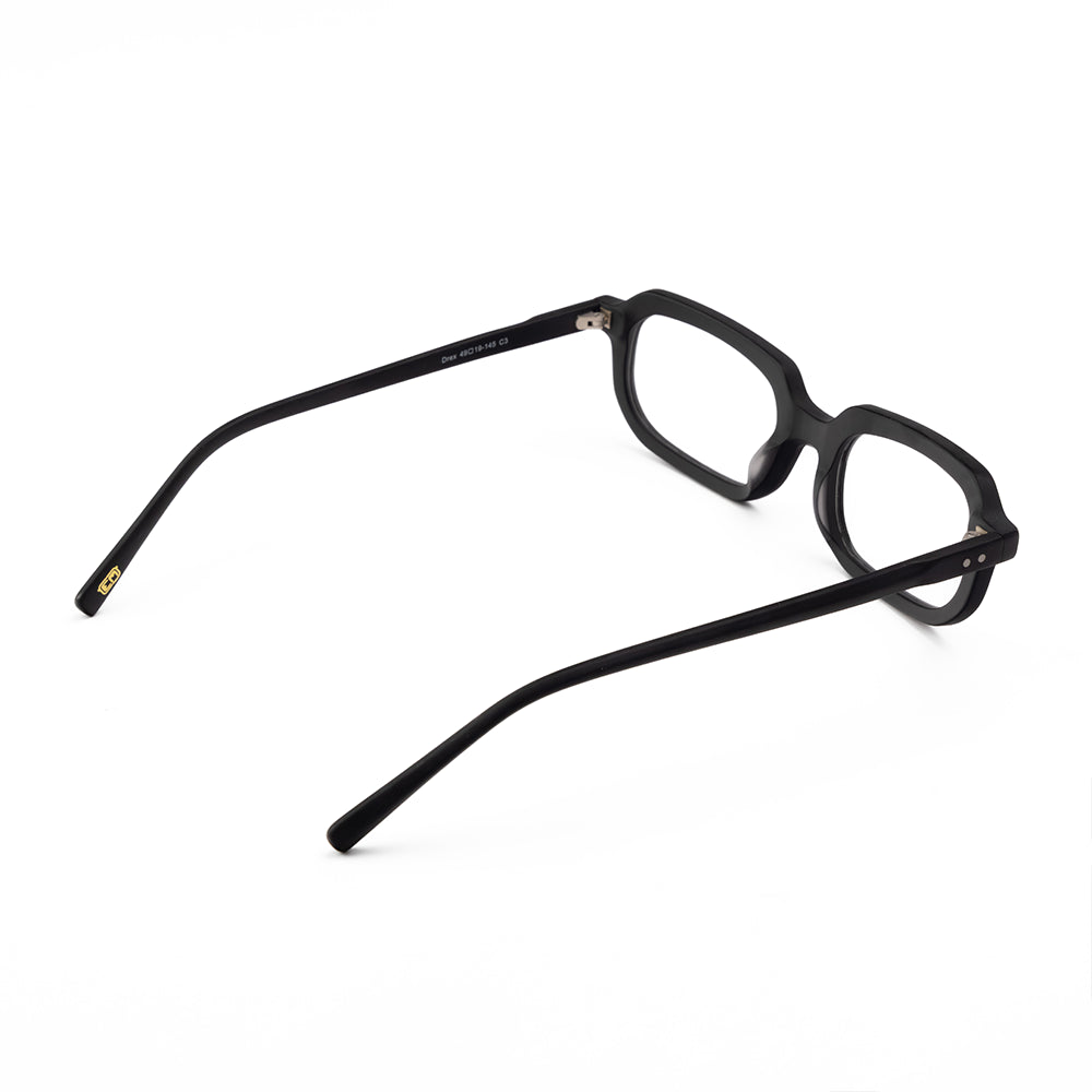 Stylish black sunglasses side