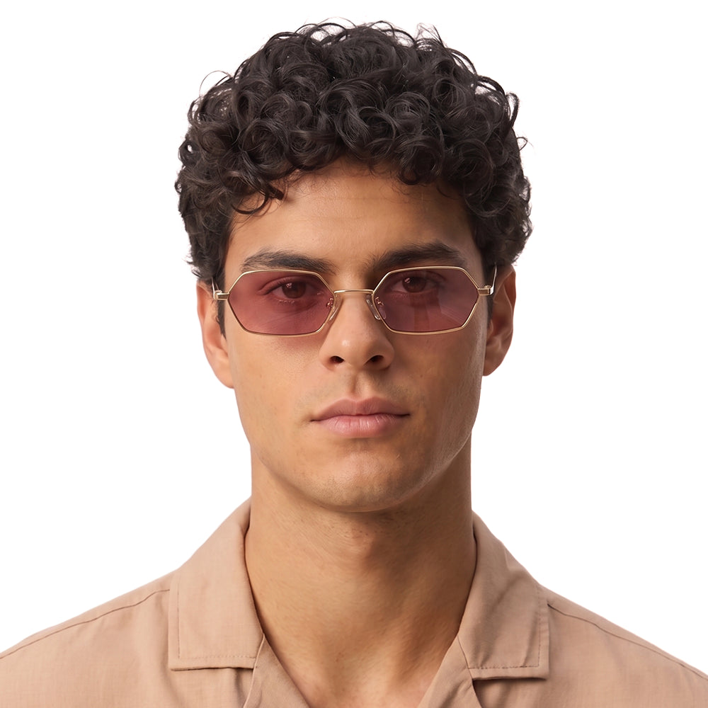Bronze round sunglasses