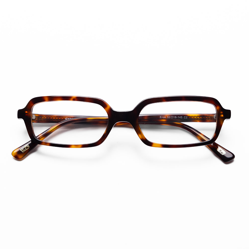 Eros Aztech Havana Eyeglasses Front View