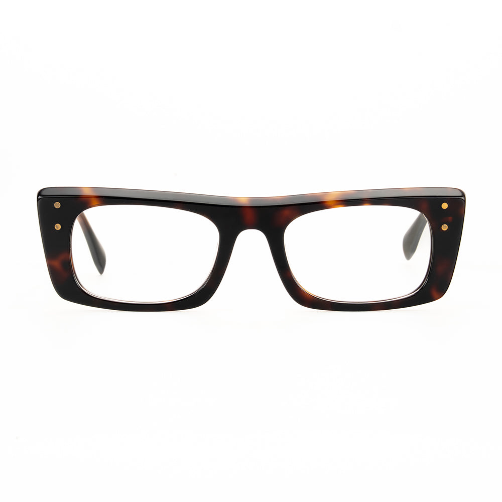 Classic rectangular eyeglasses frame