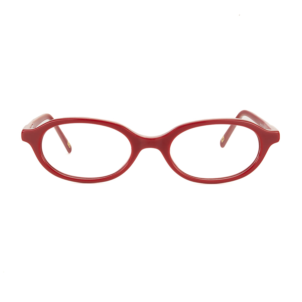 Cat eye cherry glasses