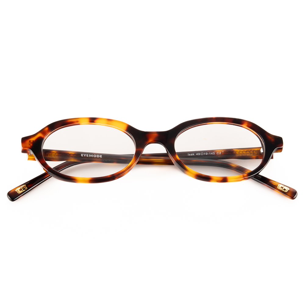 Classic espresso round glasses