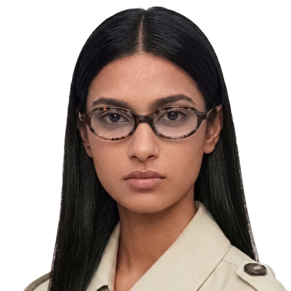 Brown rectangle eyeglasses
