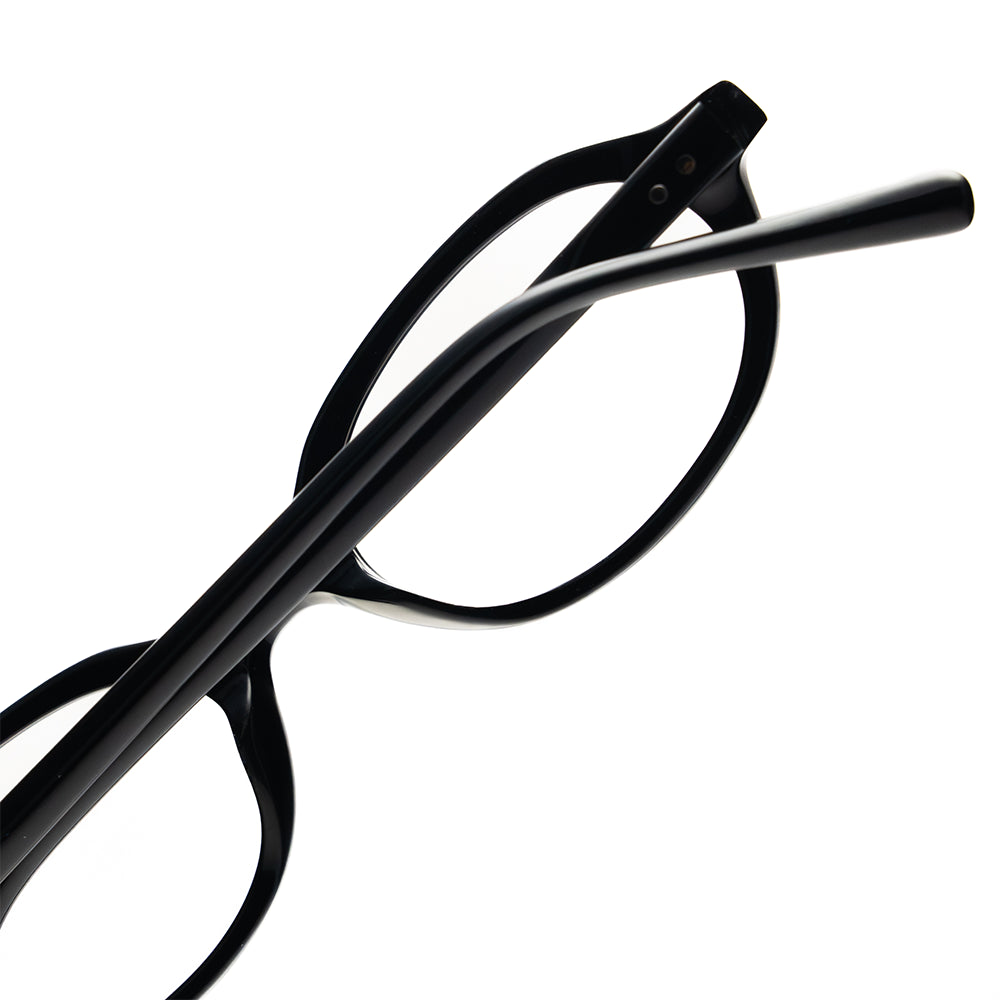 Isak Onyx Lightweight Round Eyewear Frame