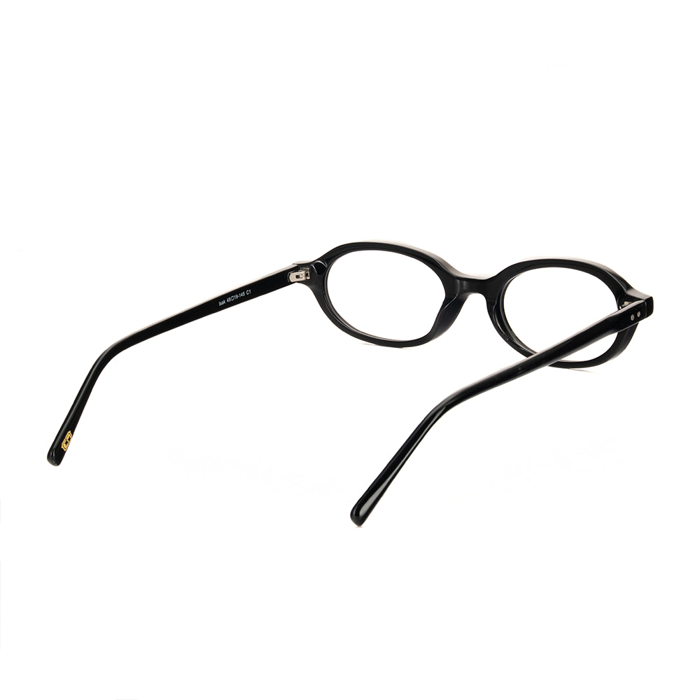 Isak Onyx Round Black Eyeglasses Frame