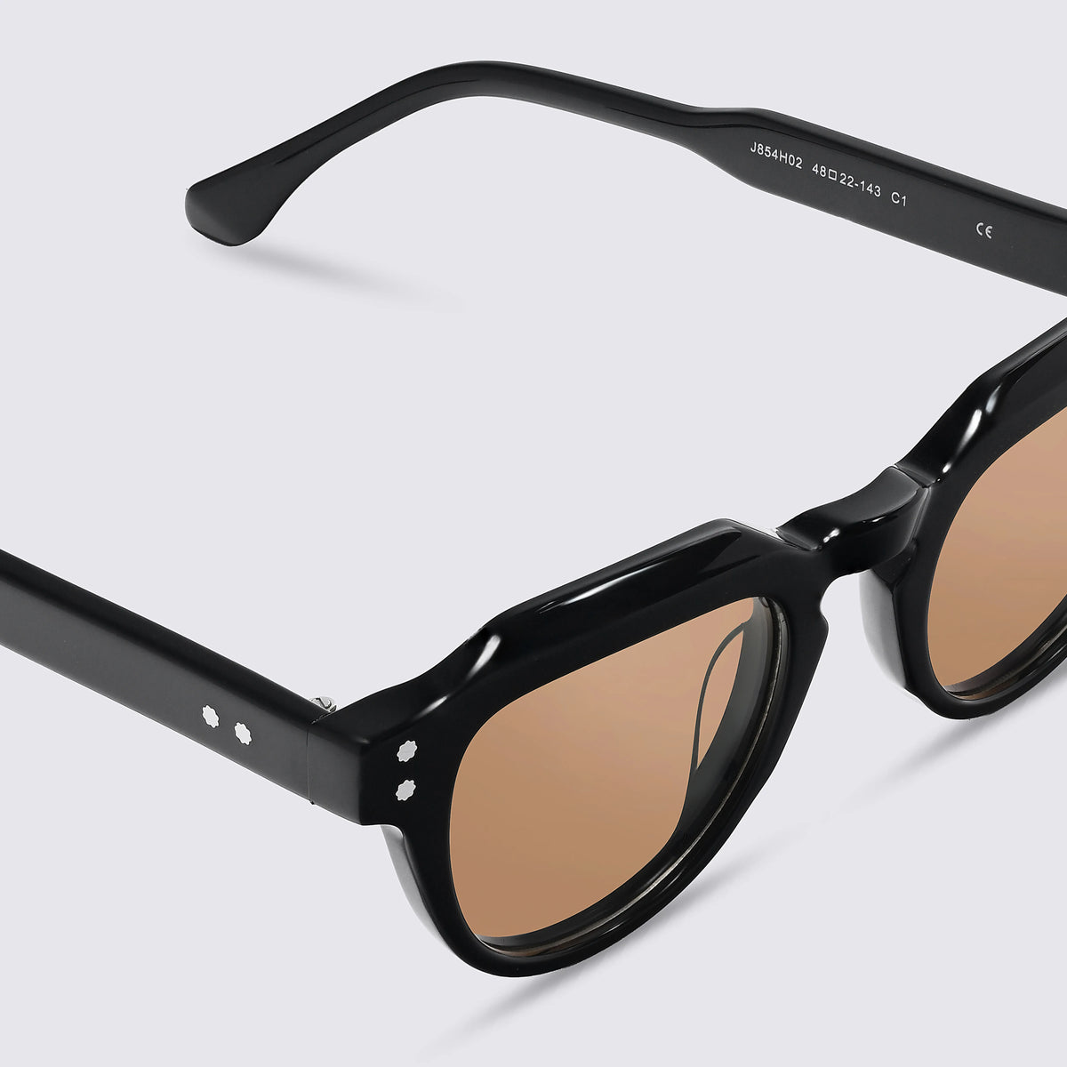 Kael Honey Sickle Sunglasses