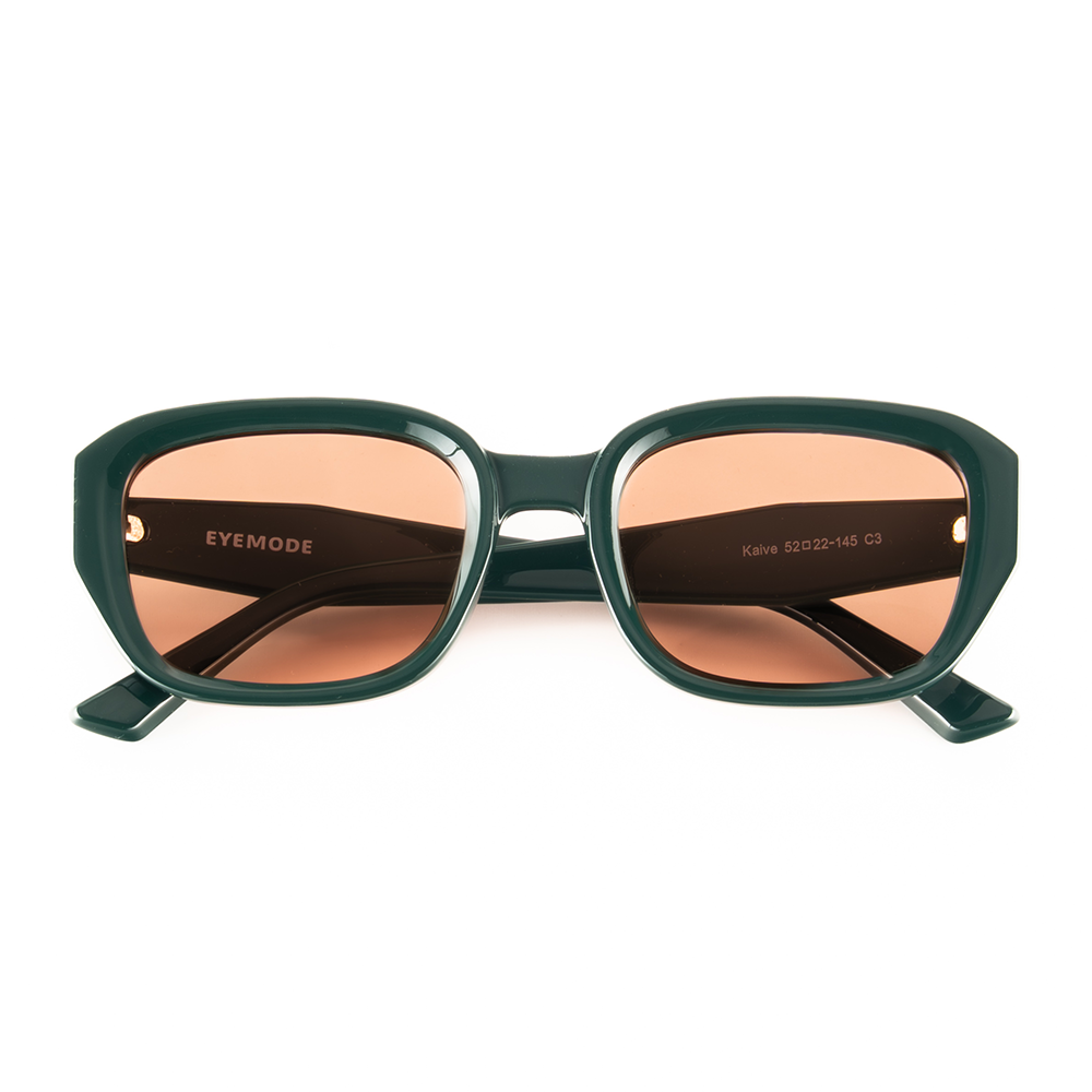 Kaive Sierra Green Sunglasses Front Angle