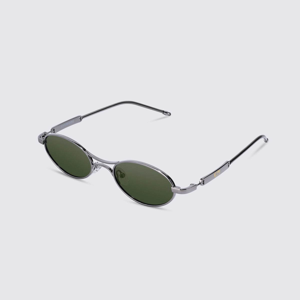 Green frame sunglasses