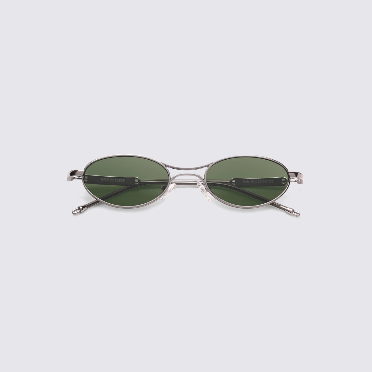 Green oval sunglasses