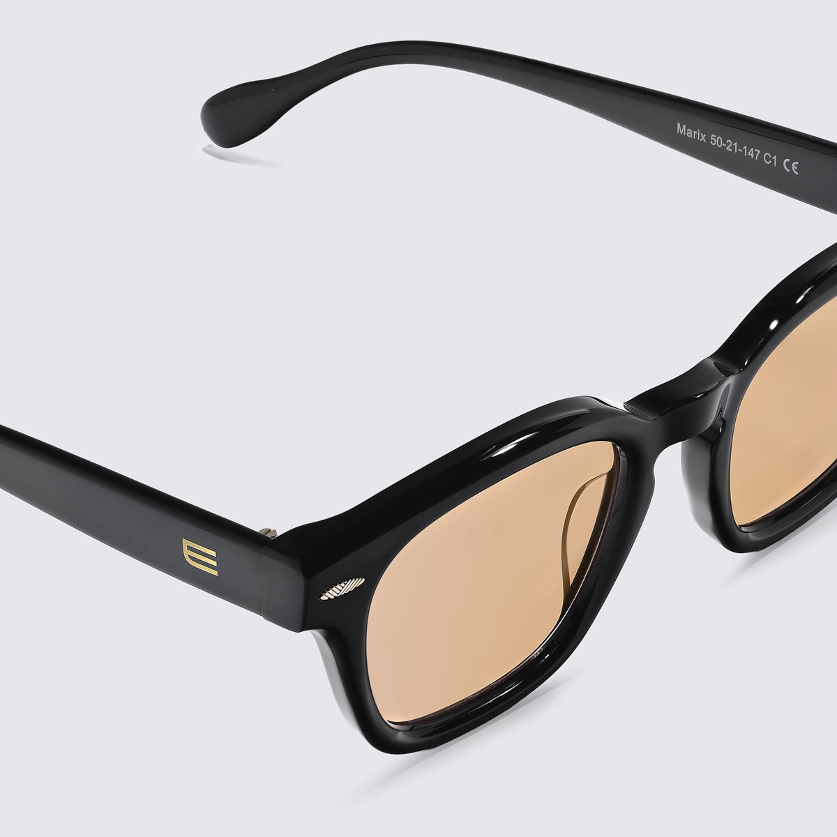 Marix Mustard Sunglasses Angled View