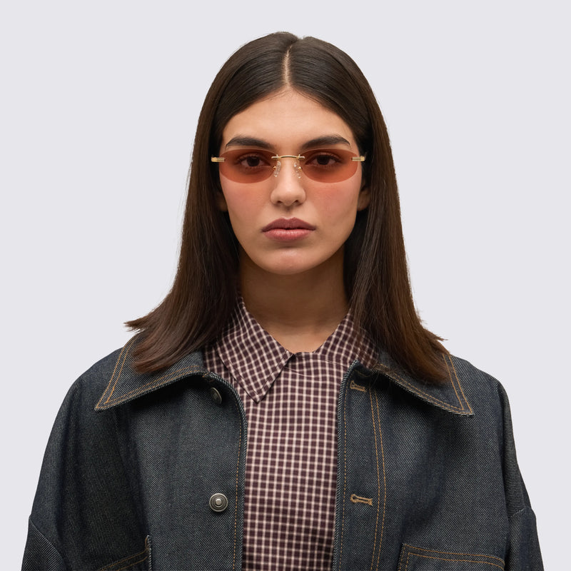 Rose Bronze Women Sunglasses
