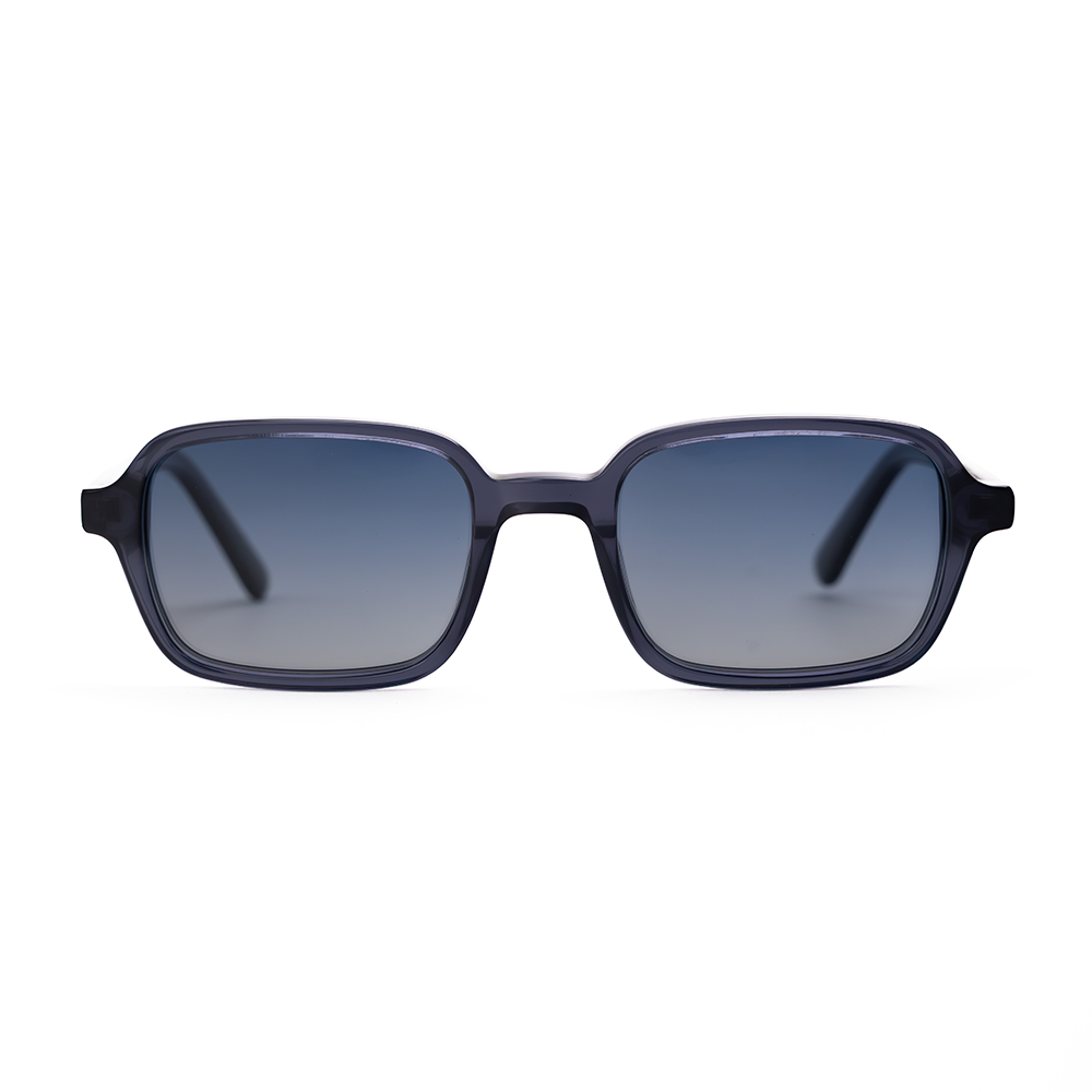 Square blue sunglasses
