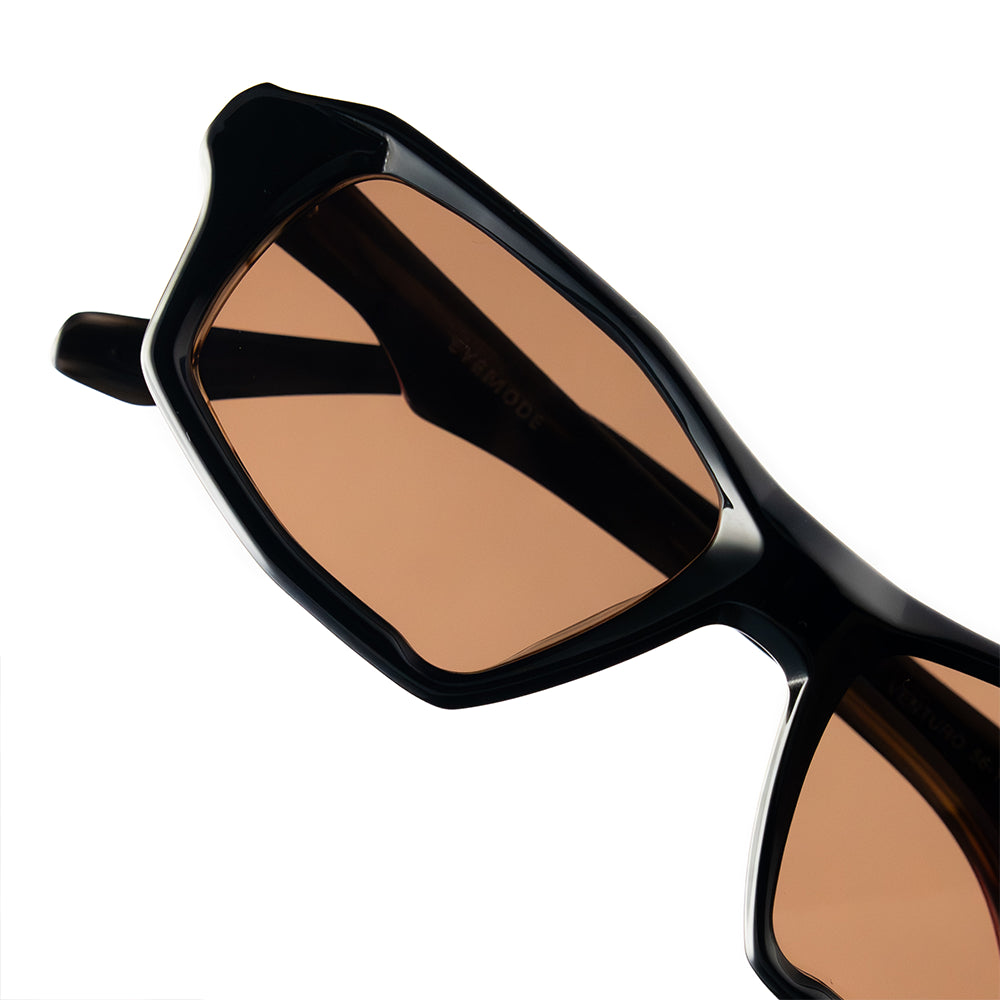 Premium brown sunglasses with stylish contemporary frame design