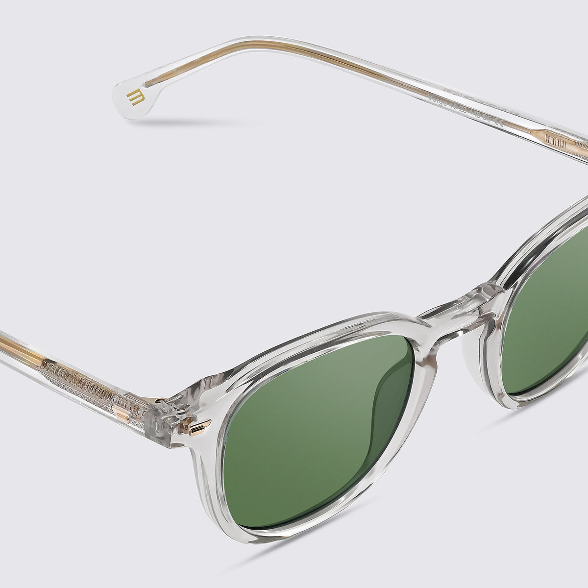 Vergo Glacier Green Sunglasses Angled View