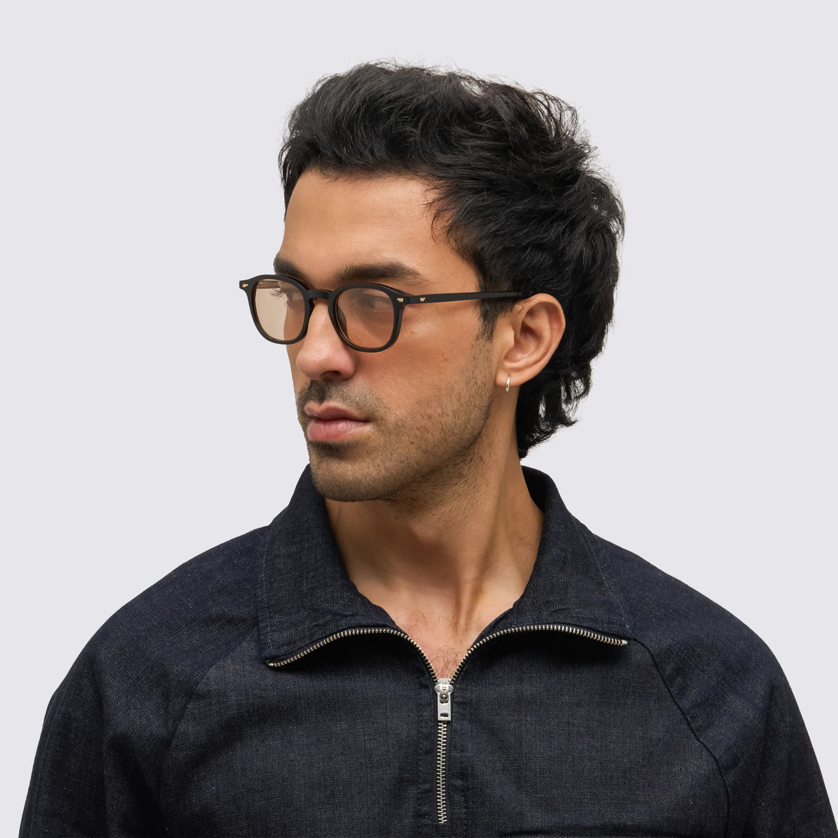 Mustard Noir Sunglasses Portrait