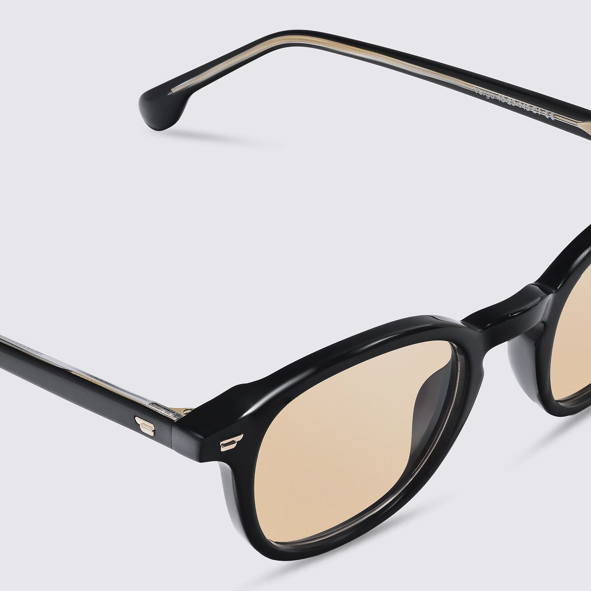 Vergo Mustard Noir Sunglasses Angled View