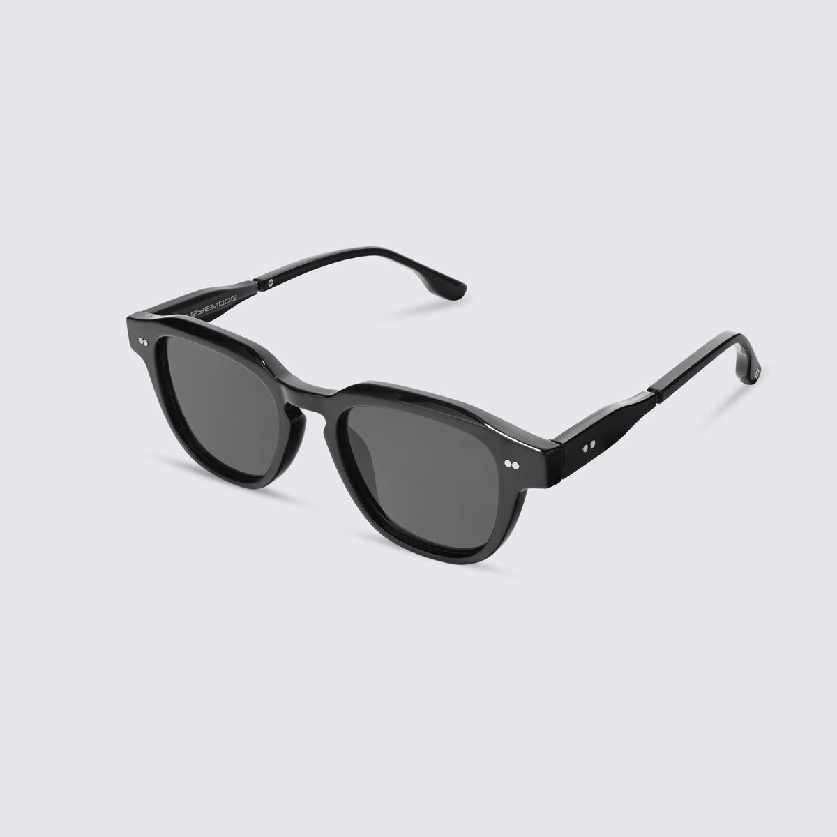 Veyra Matte Obsidian Sunglasses Angled Profile