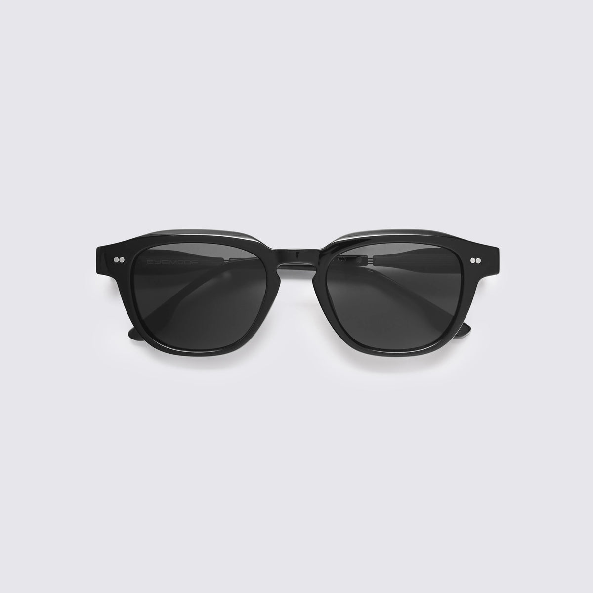 Veyra Matte Obsidian Sunglasses Front View