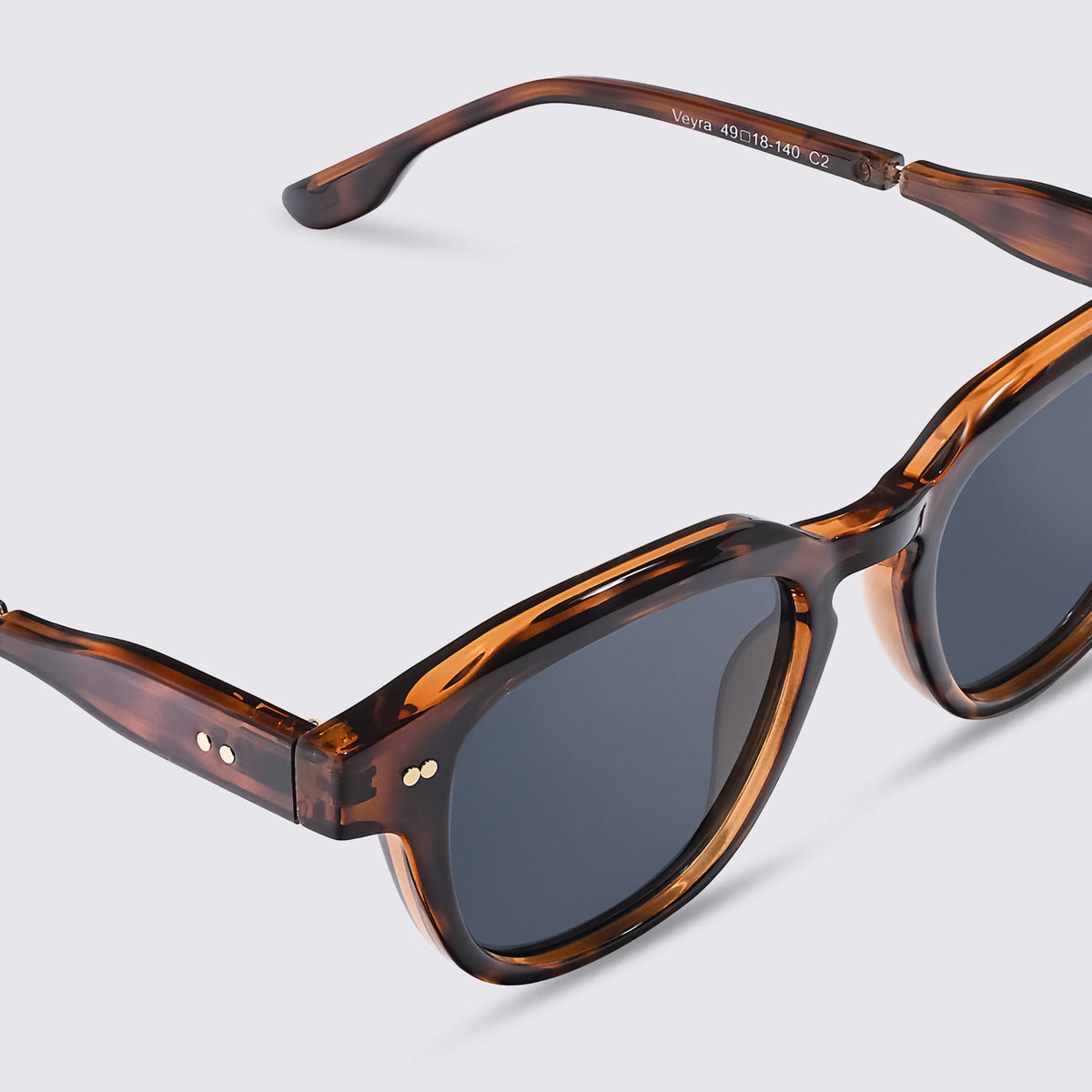 Veyra Sky Havana Sunglasses Angled View