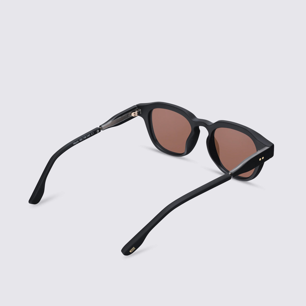 Veyra Tangerine Onyx Sunglasses Side View