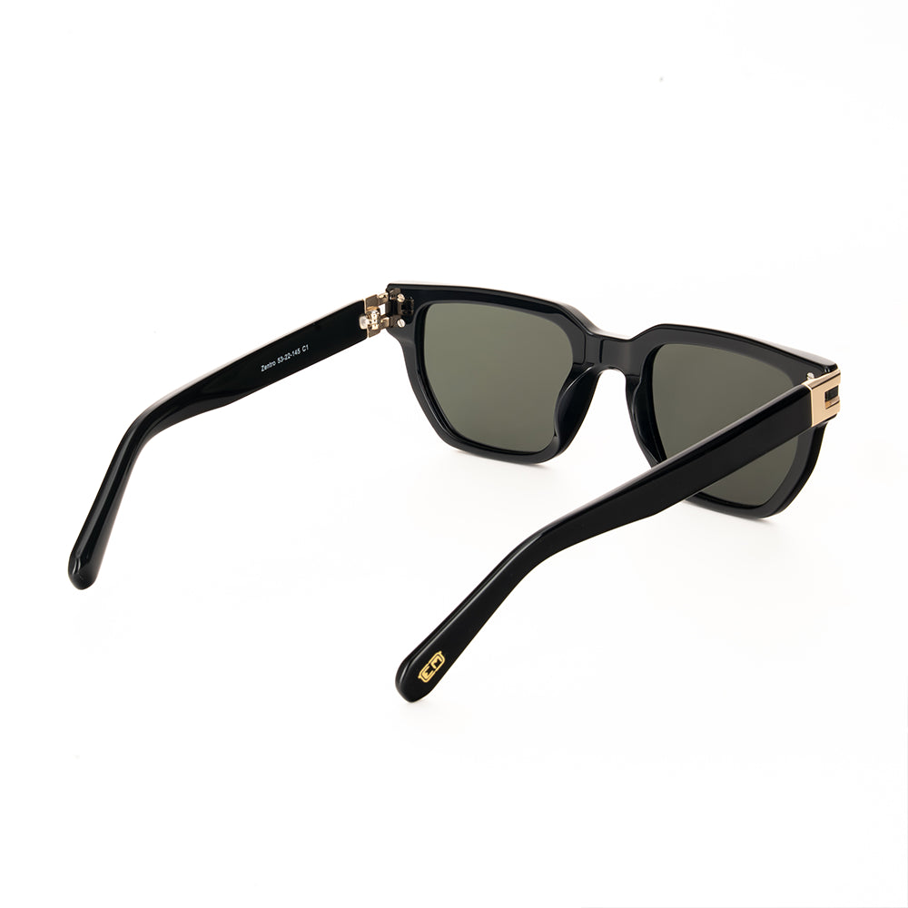 Black aviator sunglasses