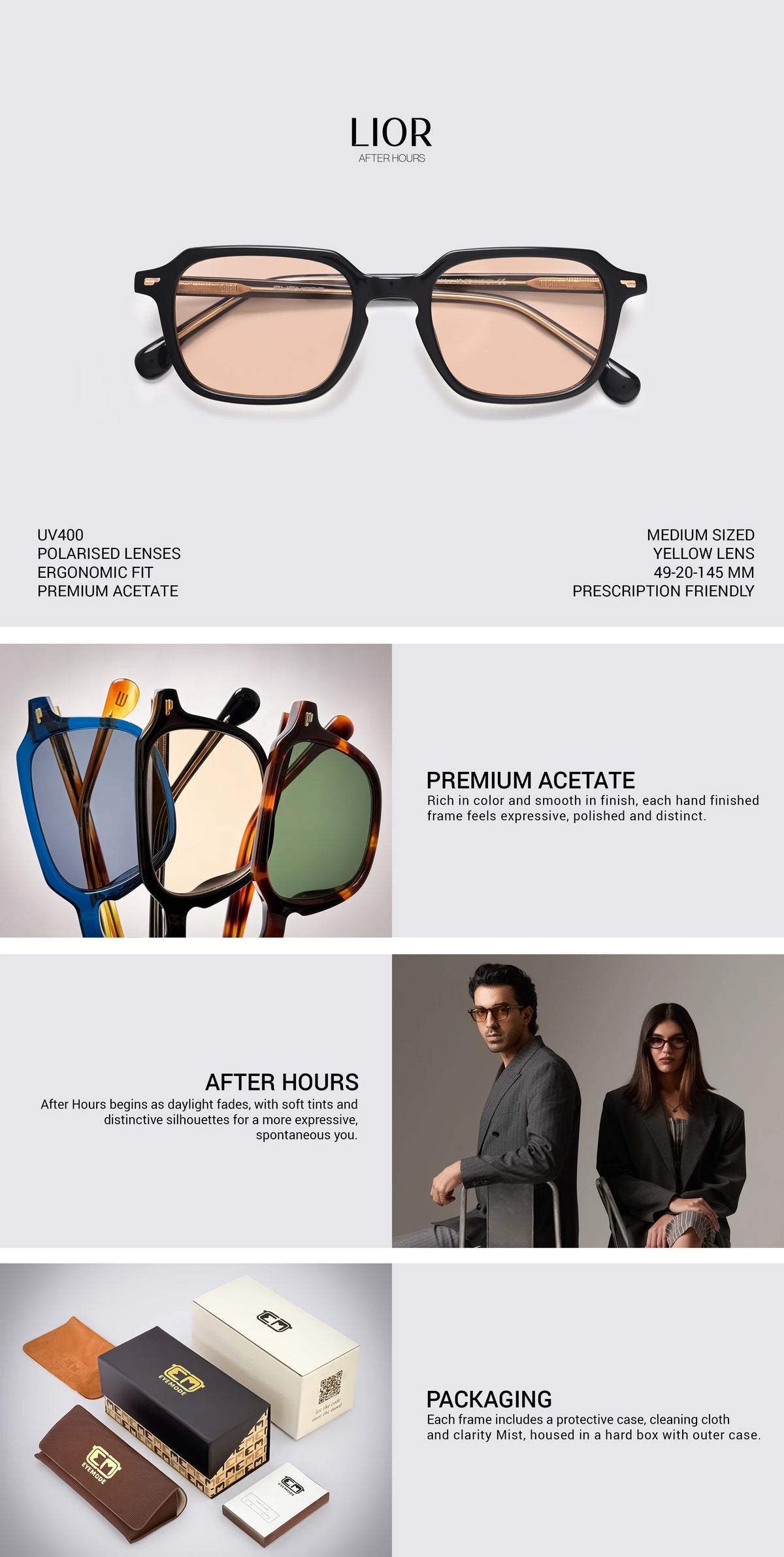 Beige Sunglasses Product Collage