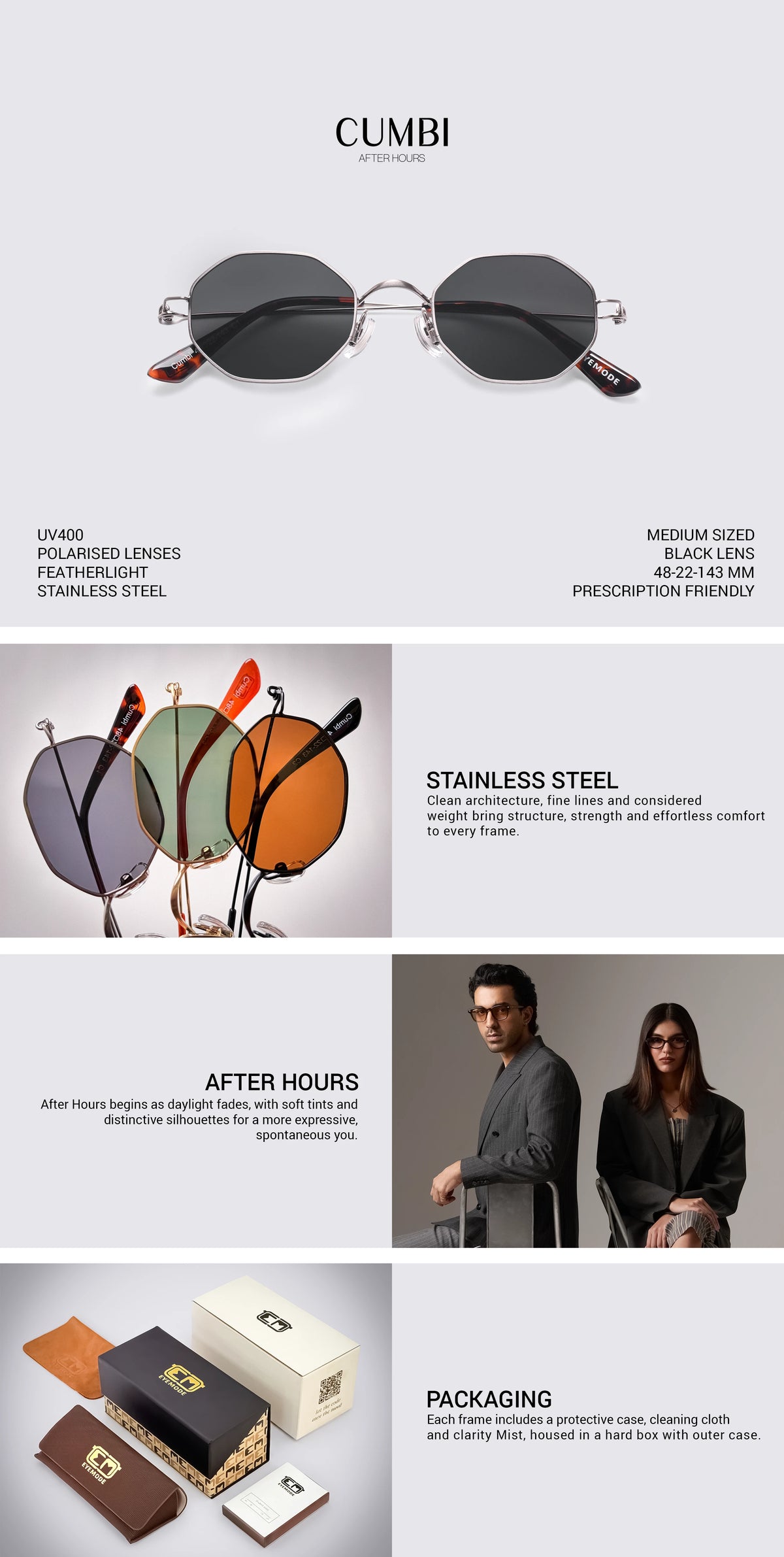 Black Round Sunglasses