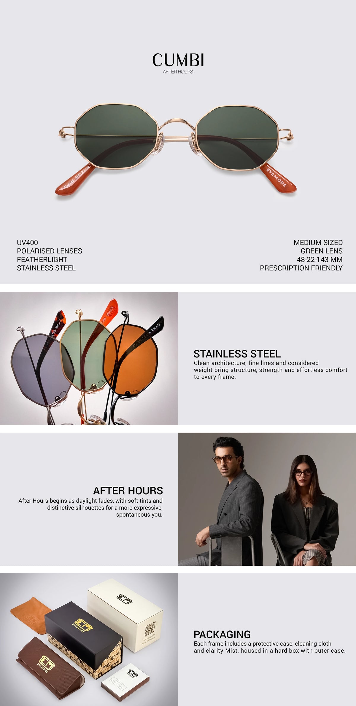 Green Round Sunglasses