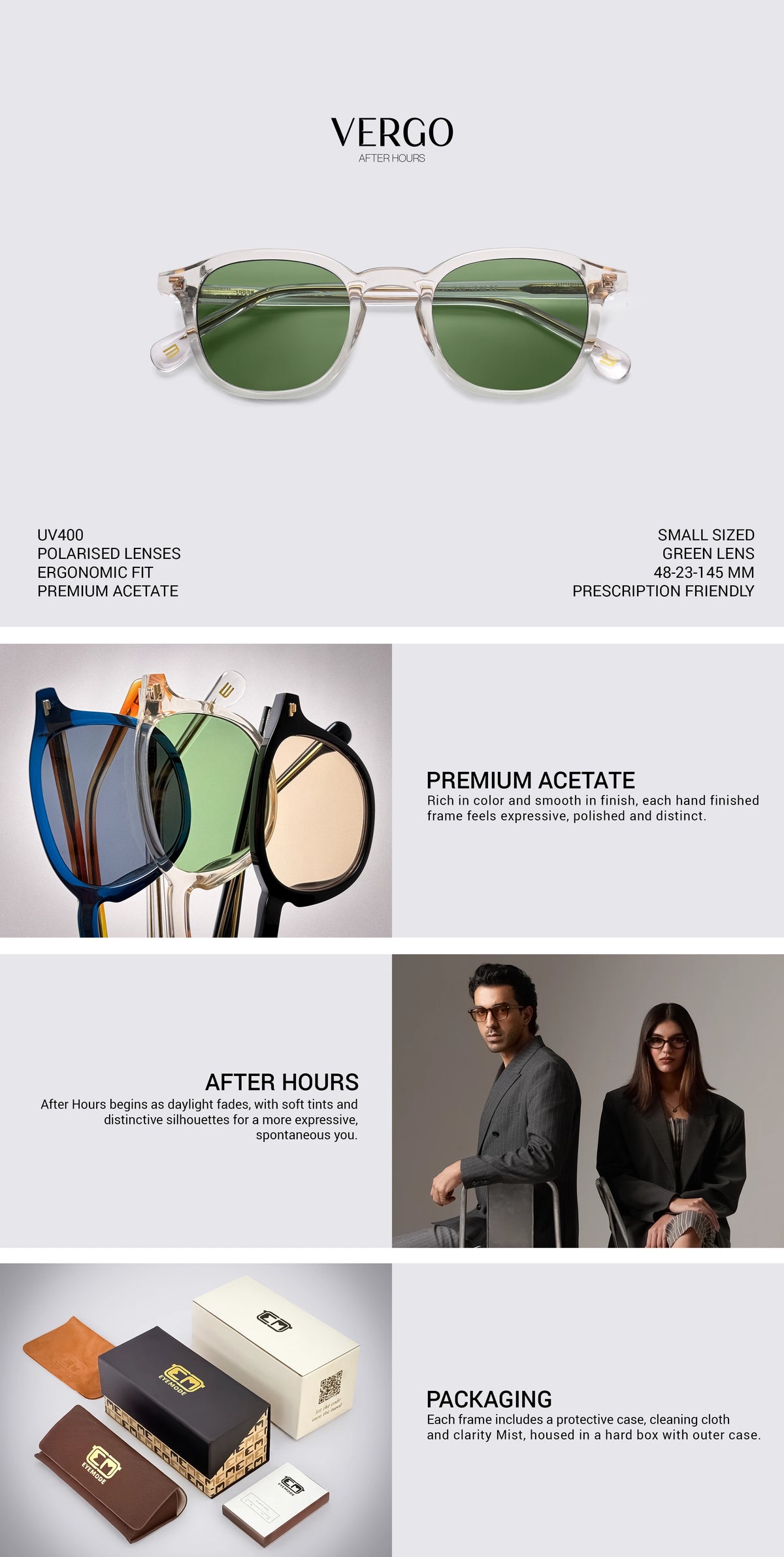 Green Tinted Sunglasses Collage